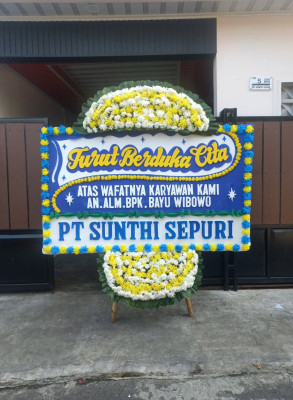 Papan Bunga Duka di Bpiri